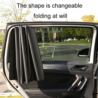 Heat-insulating Opaque Vinyl Coated Magnetic Car Curtains, Style: Titanium Silver Principal Driver - Window Foils & Solar Protection by buy2fix | Online Shopping UK | buy2fix