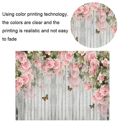 1.25x0.8m Wood Grain Flower Branch Props 3D Simulation Photography Background Cloth, Style: C-1596 - Wood Floor by buy2fix | Online Shopping UK | buy2fix