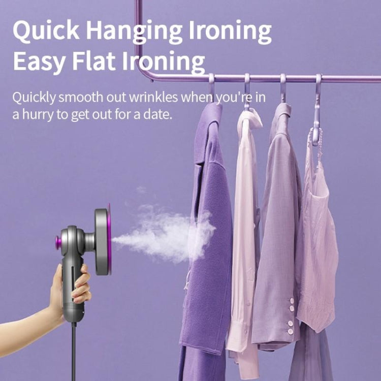 30W Mini Steamer Rotary Folding Iron Insulation Anti-Scald Garment EU Plug(Grey) - Garment Steamer by buy2fix | Online Shopping UK | buy2fix