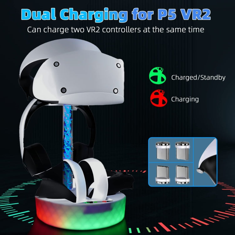 For PS VR2 iplay Colorful Charging Storage Rack Handle Magnetic Charging Base  HBP-505 - VR Accessories by iplay | Online Shopping UK | buy2fix
