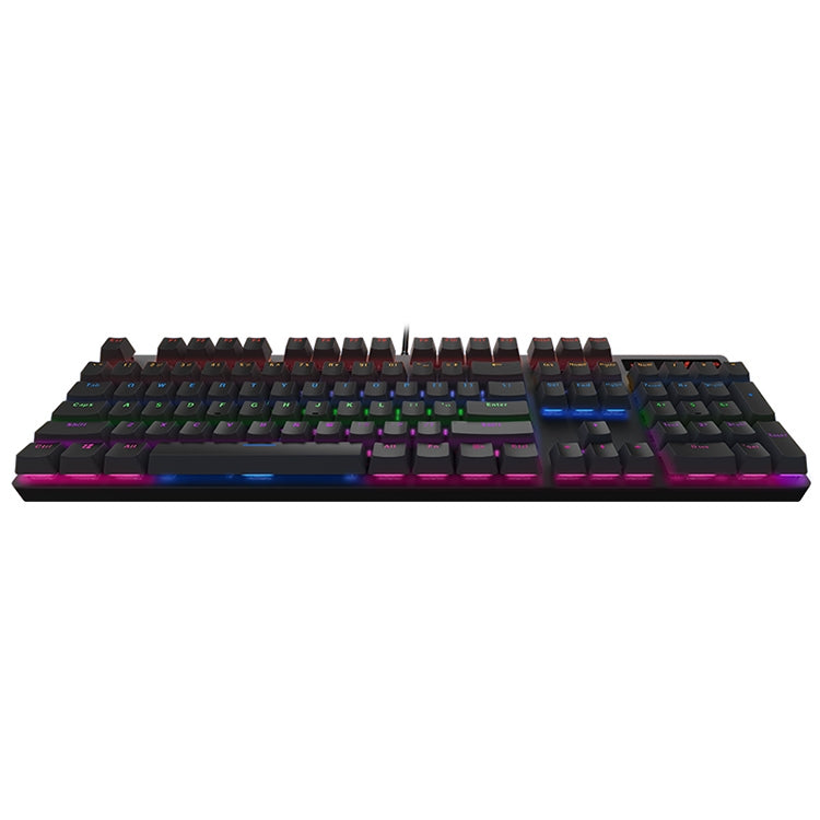 Rapoo V500 PRO Mixed Light 104 Keys Desktop Laptop Computer Game Esports Office Home Typing Wired Mechanical Keyboard(Black Shaft) - Wired Keyboard by Rapoo | Online Shopping UK | buy2fix