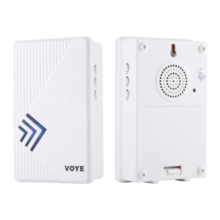 VOYE V022A Home Music Remote Control Wireless Doorbell with 38 Polyphony Sounds (White) - Security by VOYE | Online Shopping UK | buy2fix