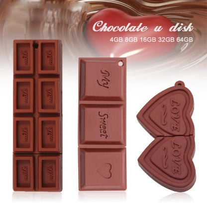 MicroDrive 64GB USB 2.0 Creative Chocolate U Disk - USB Flash Drives by MicroDrive | Online Shopping UK | buy2fix